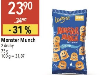 Globus Monster Munch nabídka