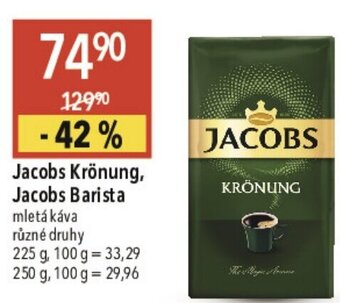Globus Jacobs Krönung, Jacobs Barista nabídka