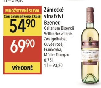 Globus Zámecké Vinarstvi Bzenec nabídka