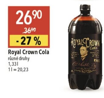 Globus Royal Crown Cola nabídka