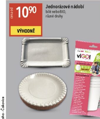 Globus Jednorázové nádobí nabídka