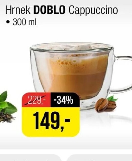 BANQUET Hrnek DOBLO Cappuccino nabídka