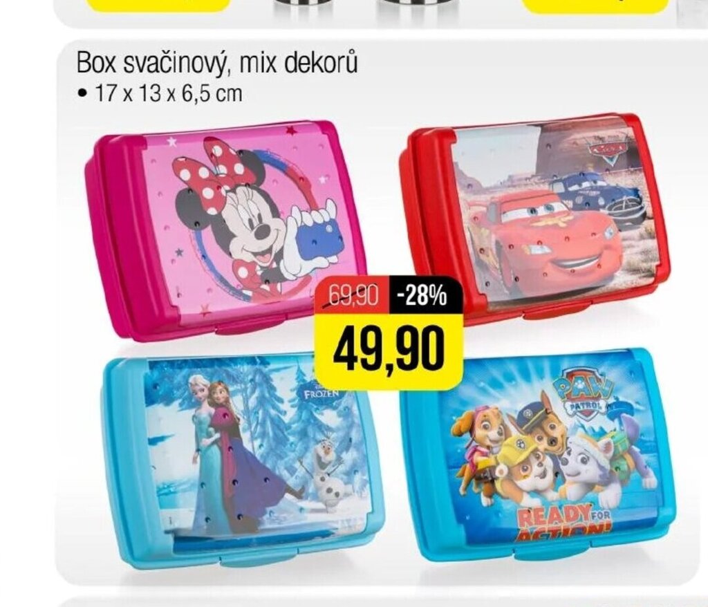 BANQUET Box svačinový, mix dekorů nabídka