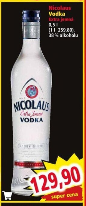 Norma Nicolaus Vodka nabídka