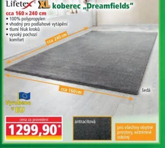 Norma Lifetex koberec Dreamfields nabídka