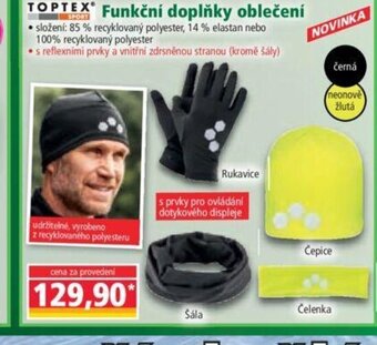 Norma TOPTEX Funkční doplňky oblečení nabídka