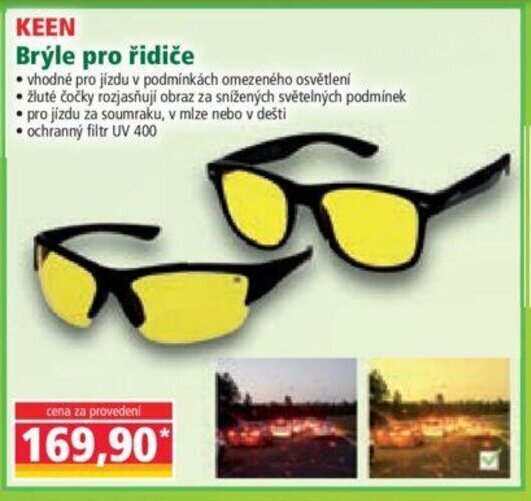 Norma Brýle pro řidiče nabídka