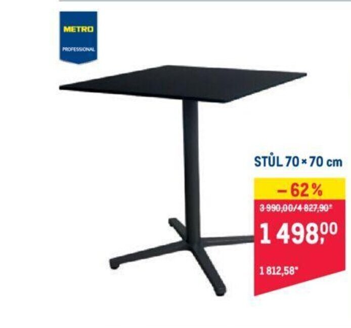 Makro STŮL 70 x 70 cm nabídka