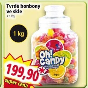 Norma Tvrdé bonbony ve skle nabídka