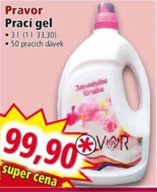 Norma Pravor Prací gel nabídka