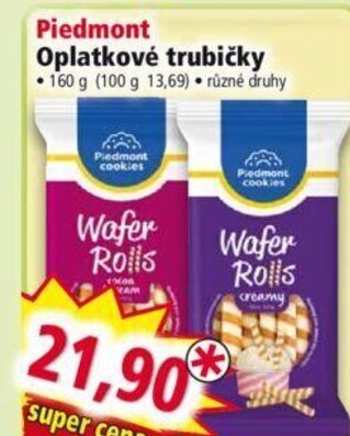 Norma Piedmont Oplatkové trubičky nabídka