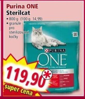Norma Purina ONE Sterilcat nabídka