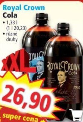 Norma Royal Crown Cola nabídka