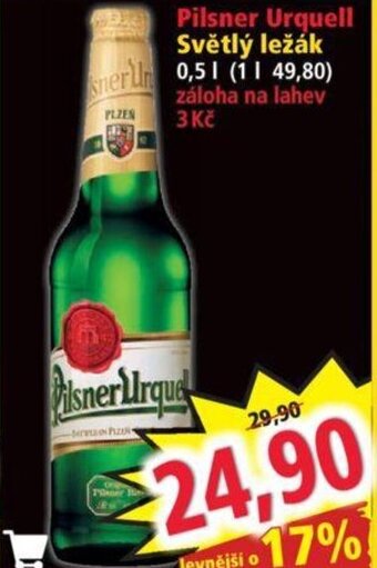 Norma Pilsner Urquell Světlý ležák nabídka
