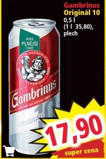 Norma Gambrinus Originál 10 nabídka
