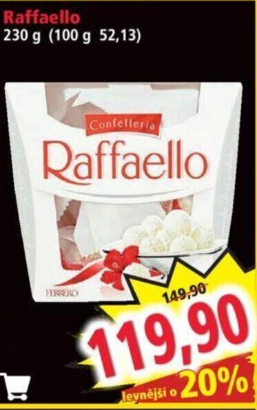 Norma Raffaello 230 g nabídka