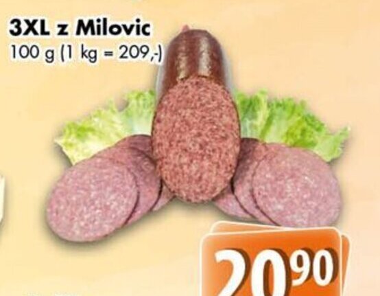 Coop 3XL z Milovic 100 g nabídka