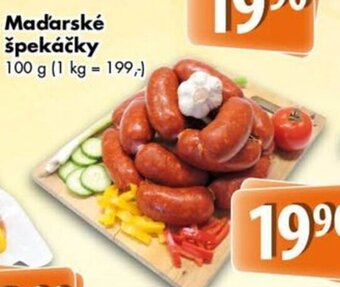 Coop Maďarské špekáčky 100 g nabídka