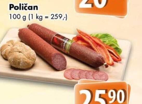 Coop Poličan 100 g nabídka