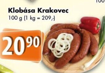 Coop Klobása Krakovec 100 g nabídka