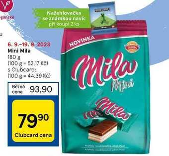 Tesco Mini mila 180 g nabídka