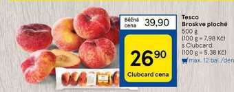 Tesco Tesco broskve ploché 500 g nabídka
