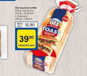 Tesco Ölz toustový chléb 500 g nabídka