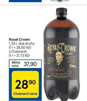 Tesco Royal crown 1,33 l nabídka