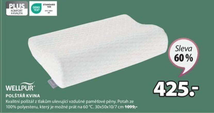 JYSK POLŠTÁŘ KVINA nabídka