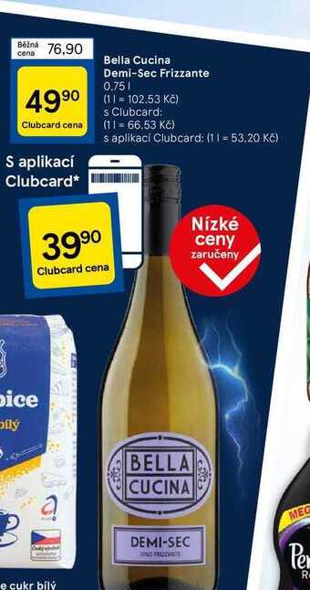Tesco Bella cucina demi-sec frizzante 0.75 1 nabídka