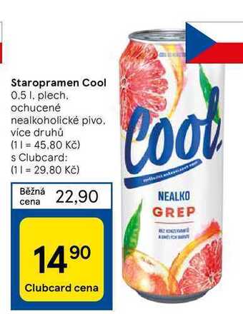 Tesco Staropramen cool 0,5 l nabídka