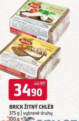 Terno Brick žitný chléb 375 g nabídka