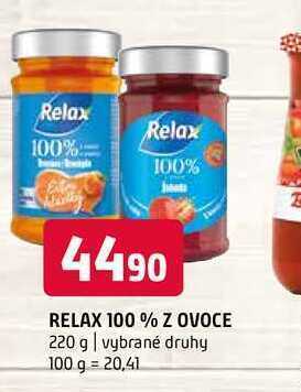 Terno Relax 100 % z ovoce 220 g nabídka