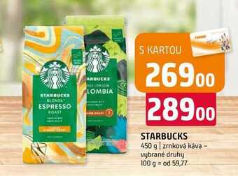 Terno Starbucks 450 g | zrnková káva nabídka