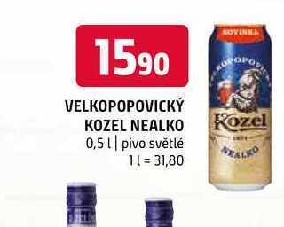 Terno Velkopopovický kozel nealko 0,5 l nabídka