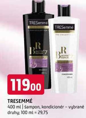 Terno Tresemmé 400 ml šampon, kondicionér nabídka