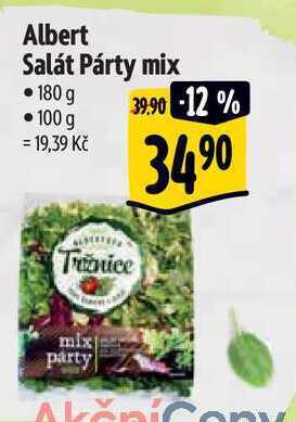 Albert Albert salát párty mix 180 g nabídka