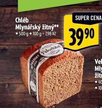 Albert Chléb mlynářský žitný 500 g nabídka