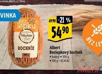 Albert Albert bezlepkový bochník balený 300 g nabídka
