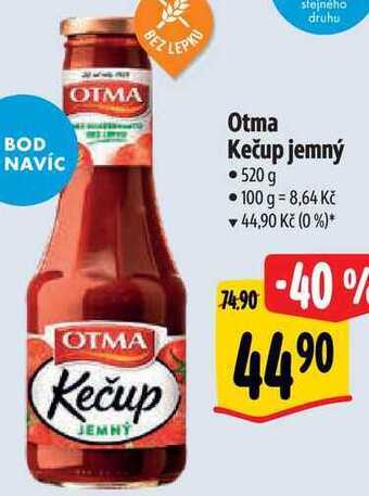 Albert Otma kečup jemný • 520 g nabídka