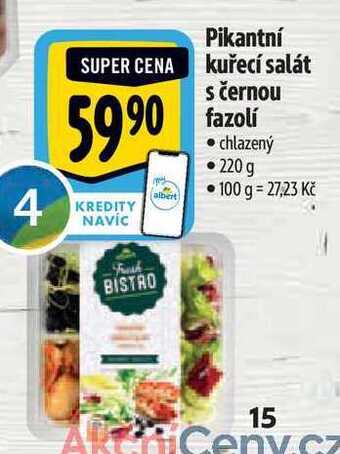 Albert Pikantní kuřecí salát s černou fazolí 220 g nabídka