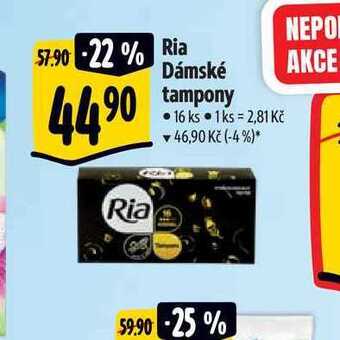 Albert Ria dámské tampony 16 ks nabídka