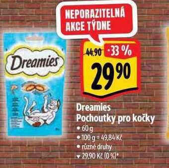 Albert Dreamies pochoutky pro kočky 60 g nabídka