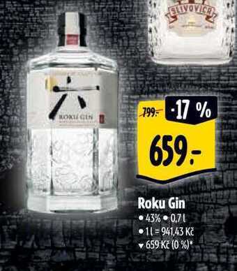 Albert Roku gin 43% 0,7 l nabídka