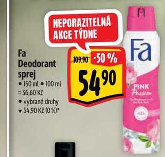 Albert Fa deodorant sprej • 150 ml nabídka