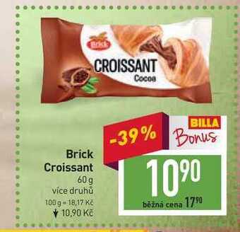 Billa Brick croissant 60 g nabídka