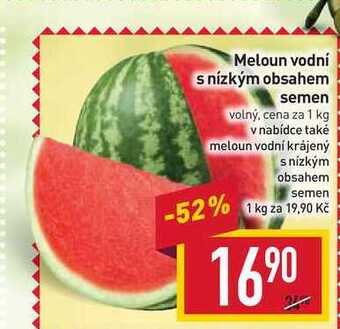 Billa Meloun vodní s nízkým obsahem semen volný, cena za 1 kg nabídka