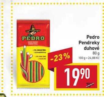 Billa Pedro pendreky duhové 80 g nabídka