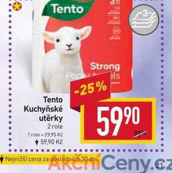 Billa Tento kuchyňské utěrky 2 role nabídka