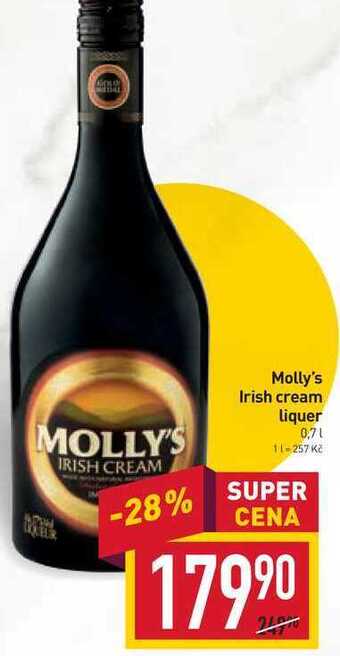 Billa Molly's irish cream liquer 0,7l nabídka
